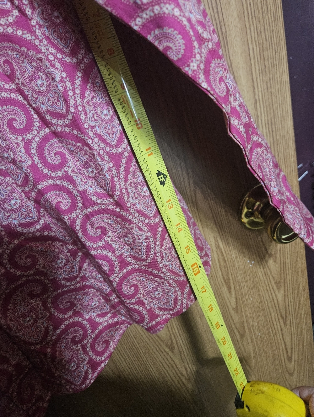 Cinch Womens Pink Paisley Western Embroidered Button Down Size XL! - Picture 6 of 6